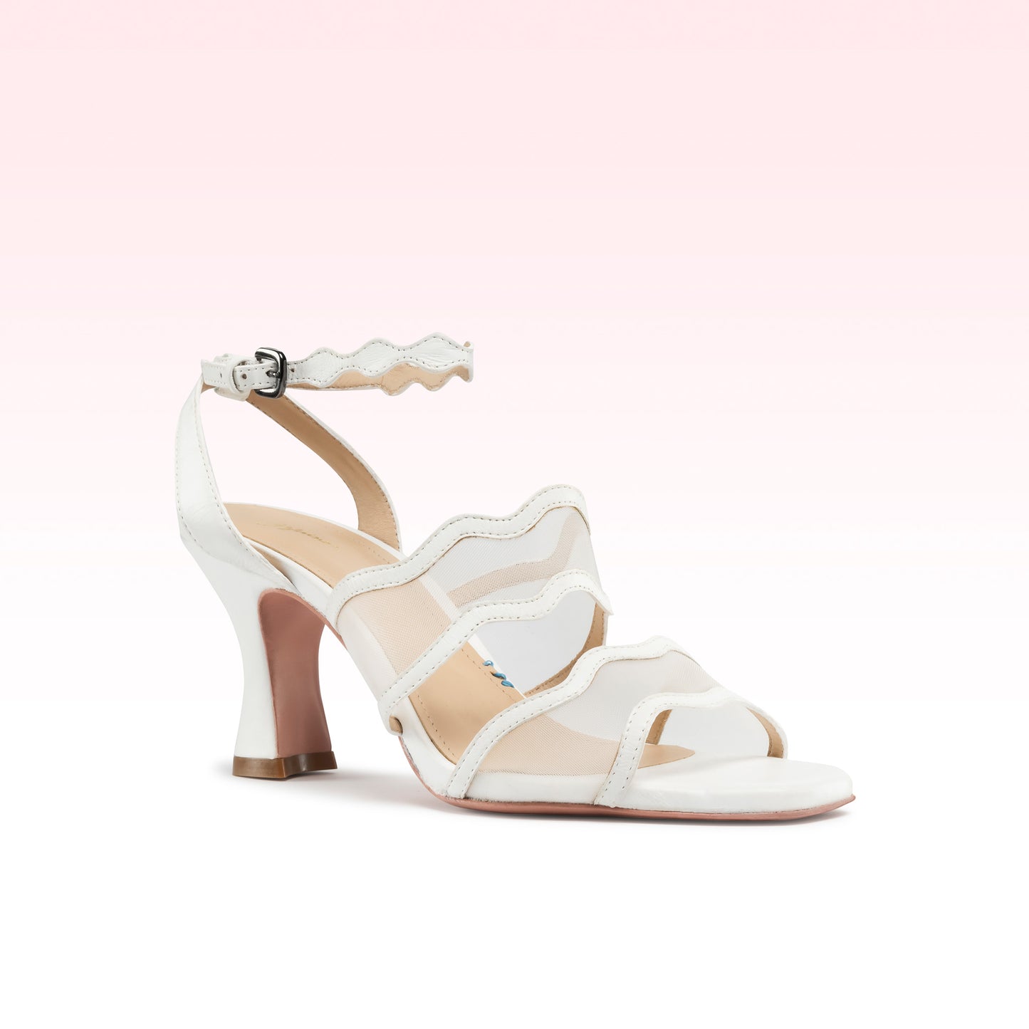 Sandália Gina Branco - Bridal Collection