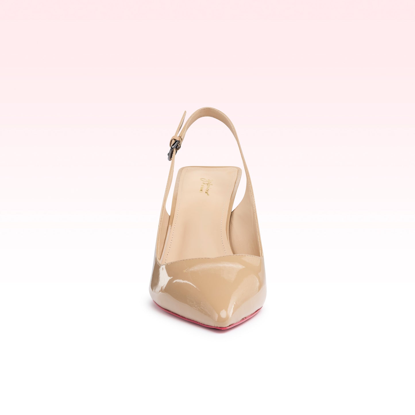 Scarpin Slingback Ava Verniz Caqui
