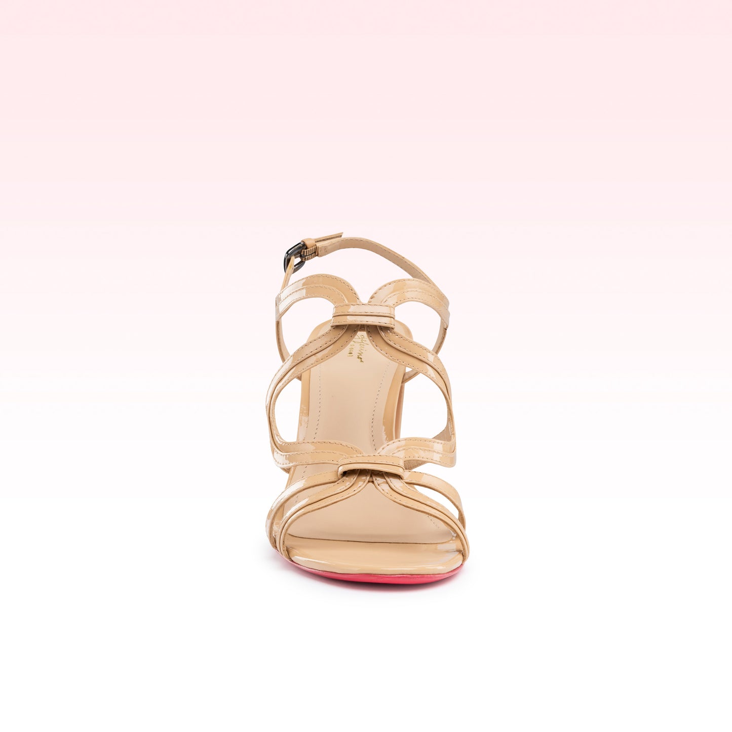 Sandália Cecília High Block Creme