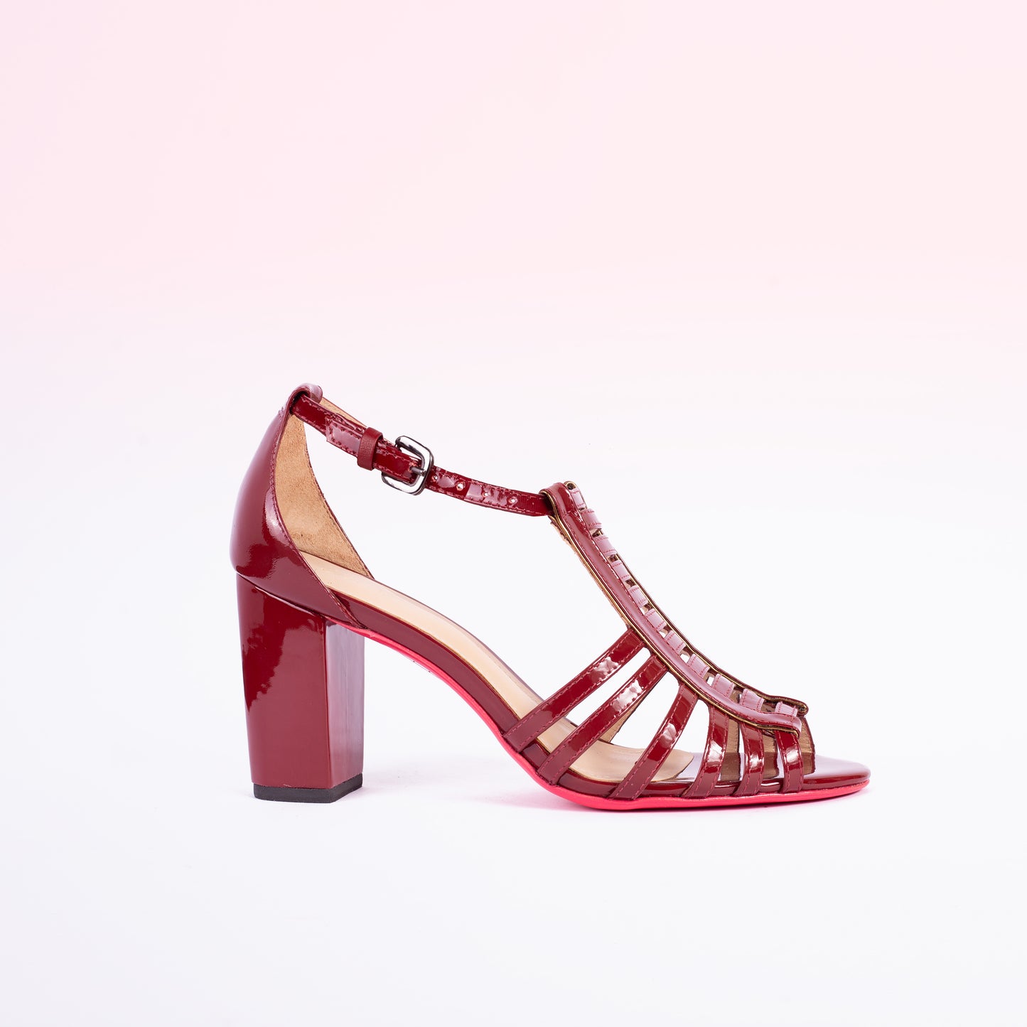 Sandália Elza Verniz Vermelho ZF