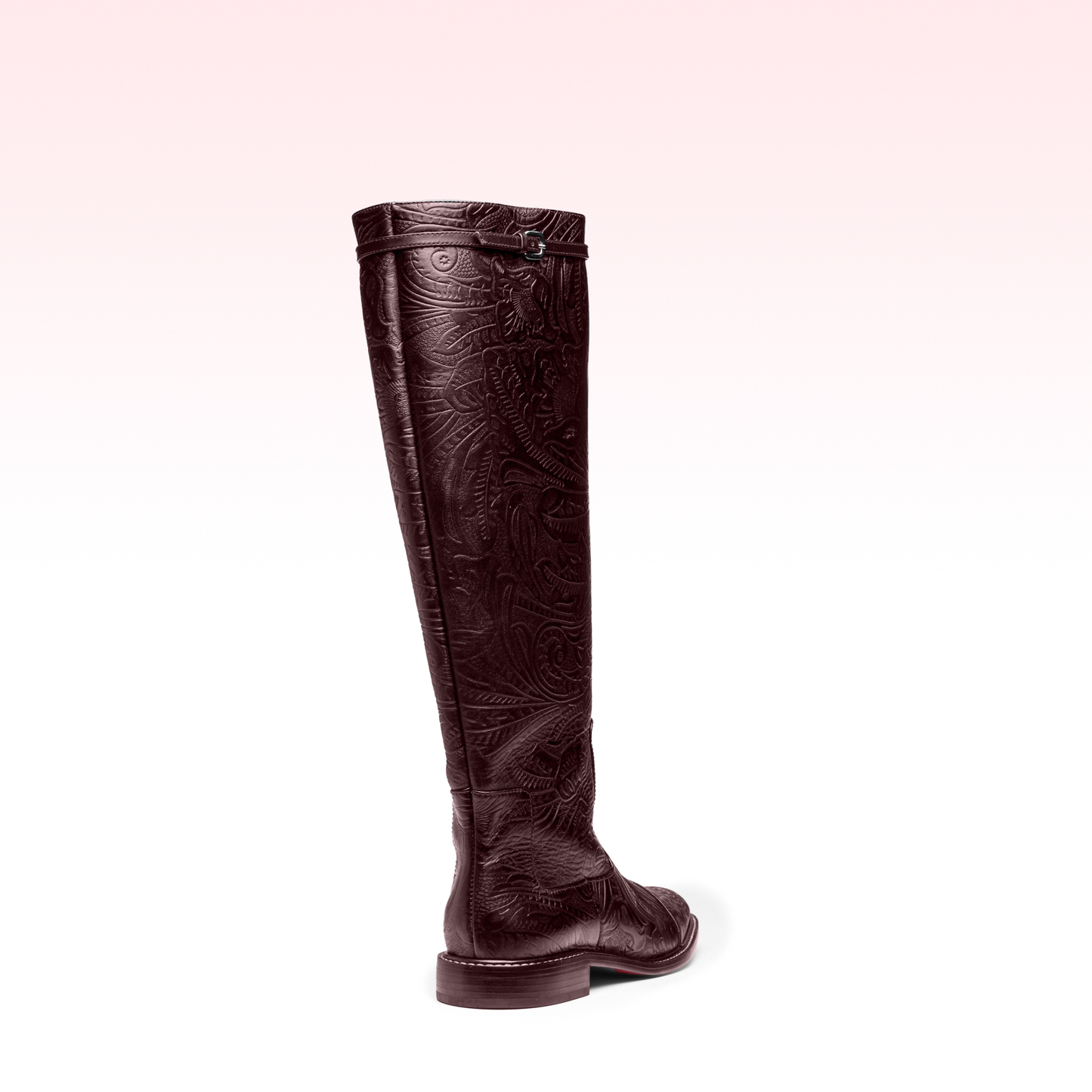 Bota Lyssa Brocado Vinho