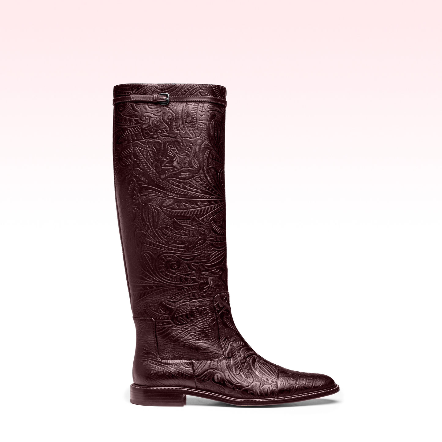 Bota Lyssa Brocado Vinho