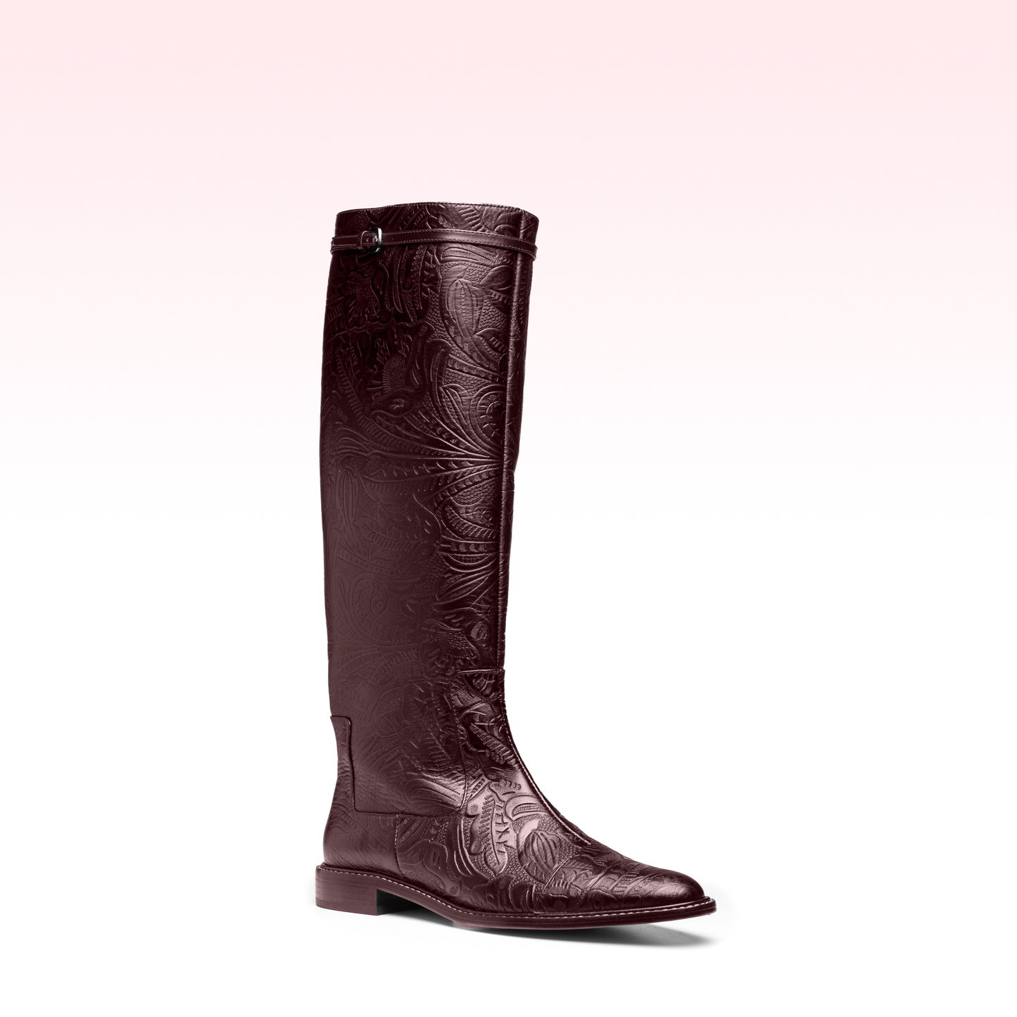 Bota Lyssa Brocado Vinho