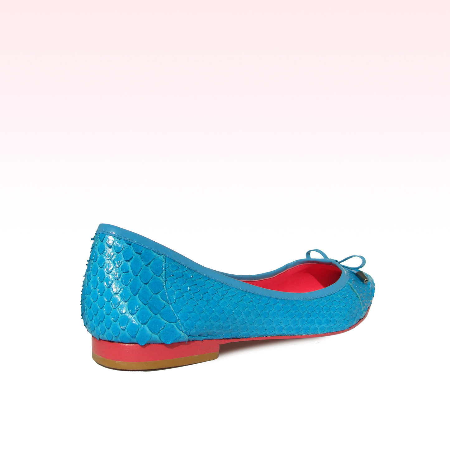 Sapatilha Nikki Python Sea Blue