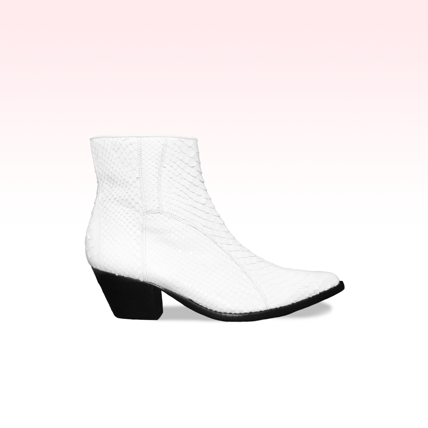 Bota Pietra Python Branco