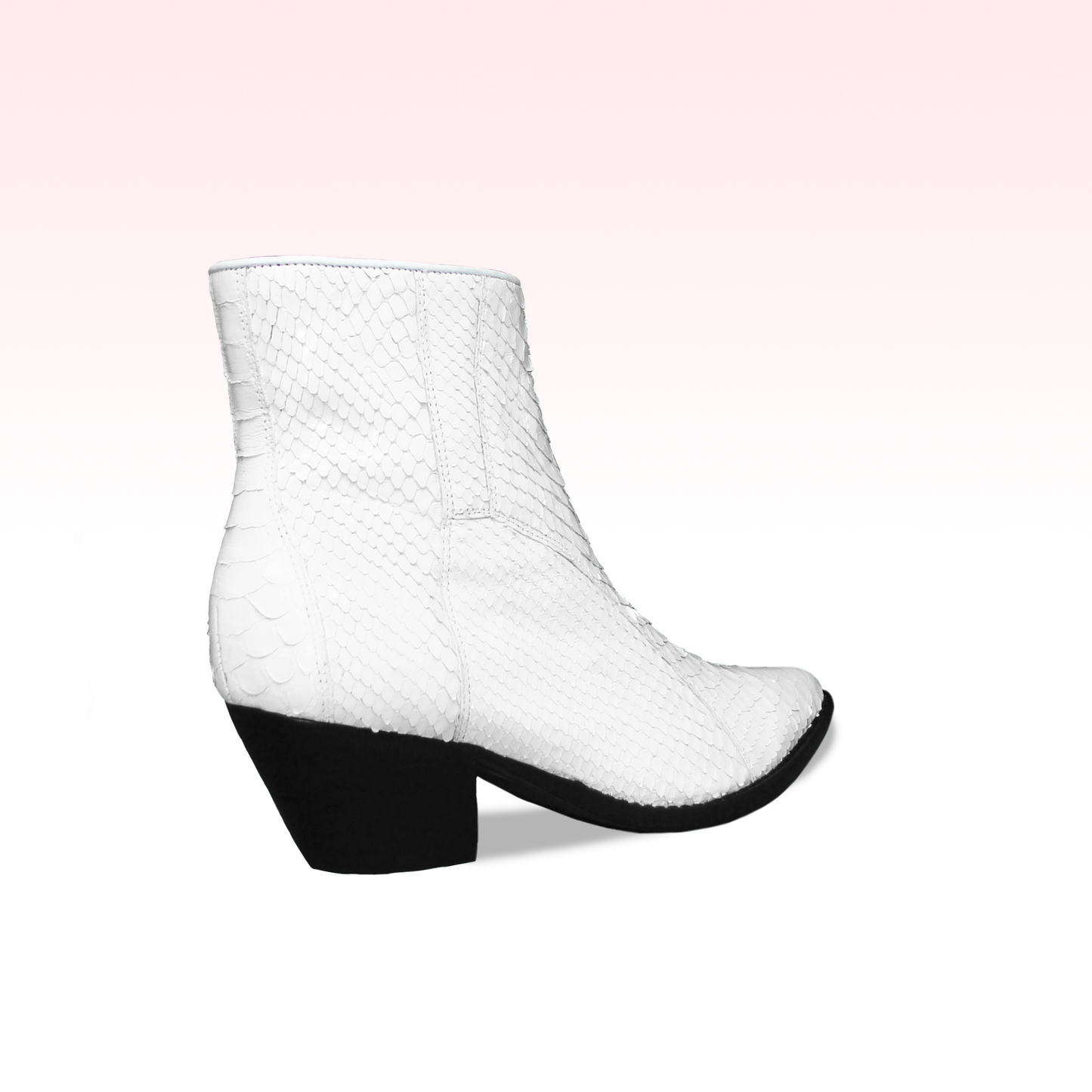 Bota Pietra Python Branco