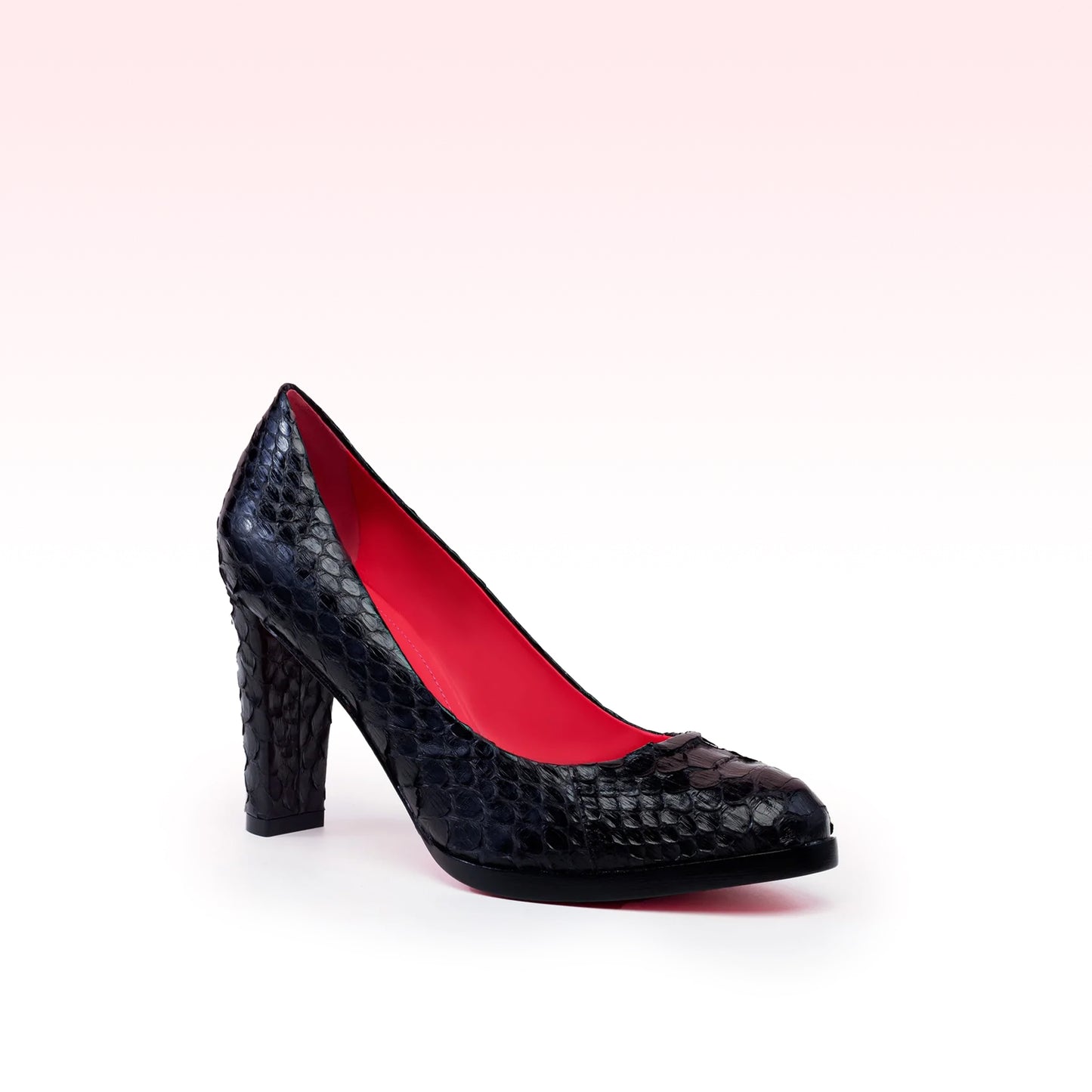 Scarpin Iza Python Preto