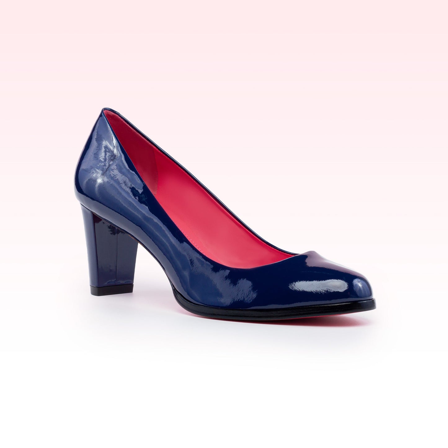 Scarpin Meg Verniz Safira