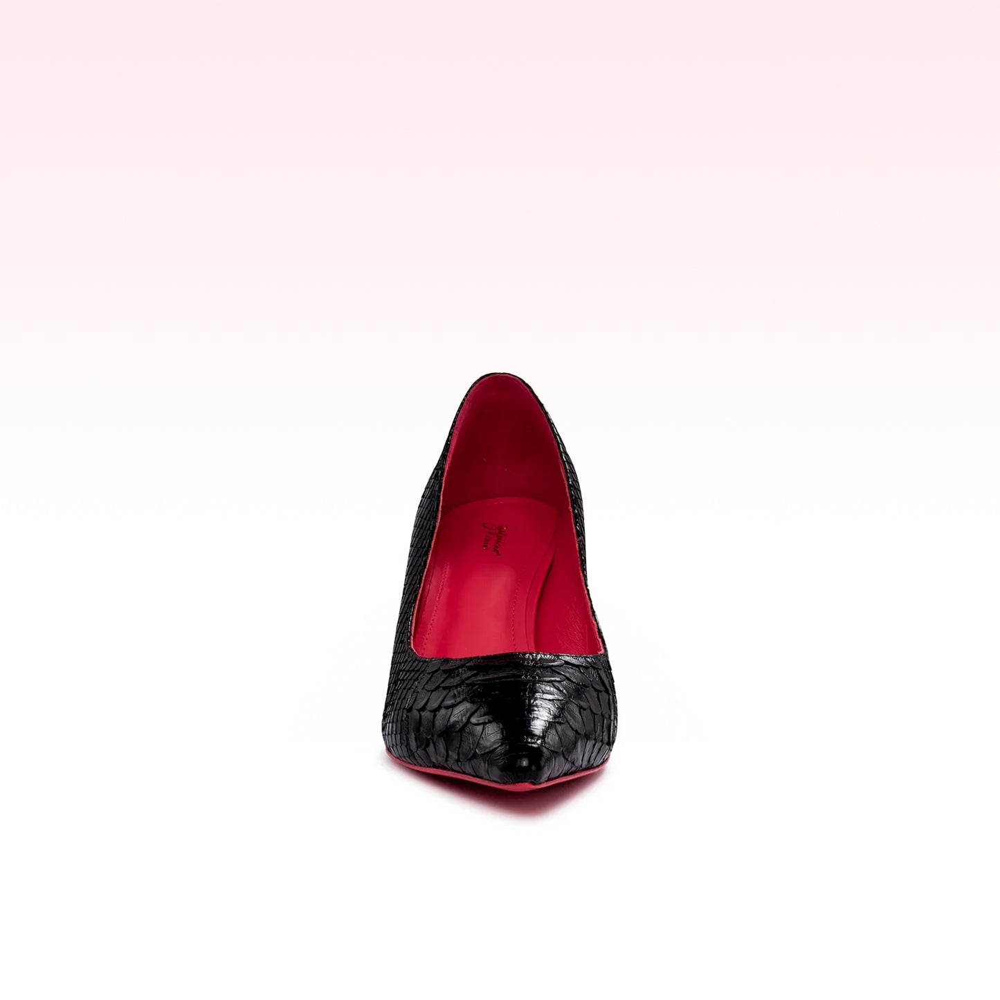 Scarpin Ninna Python Preto