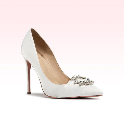 Scarpin Linna Branco - Bridal Collection