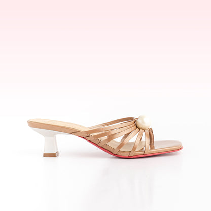 Sandália Afrodite Low Heel Mousse
