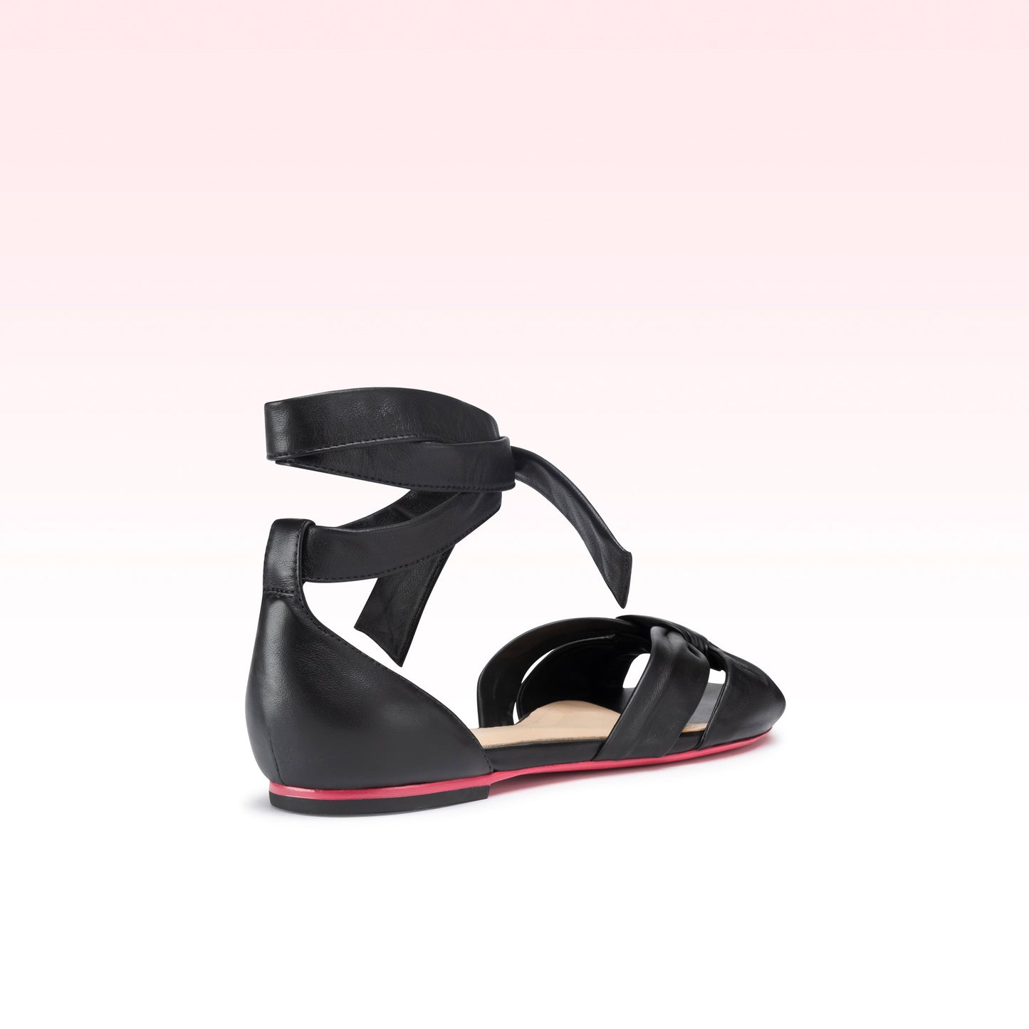 Rasteira Alana Flat Preto