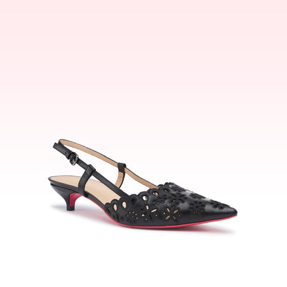 Slingback Betina Preto