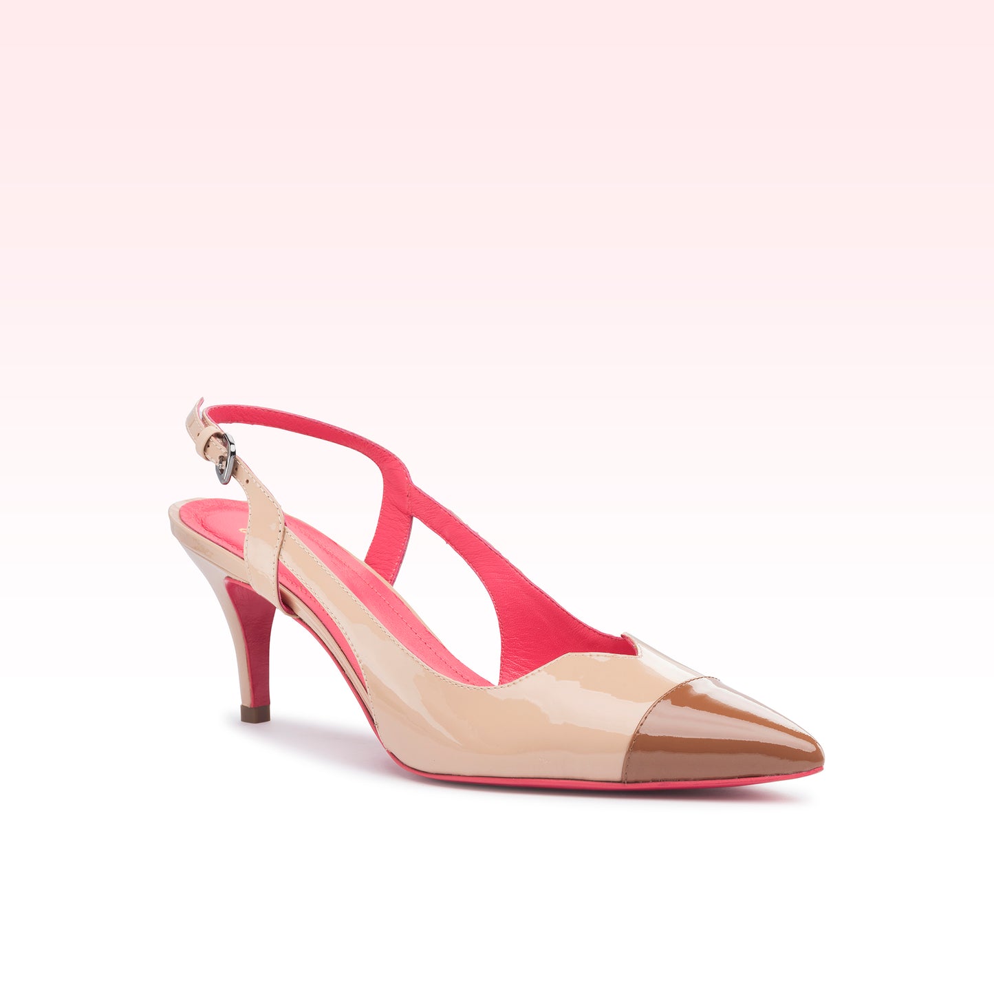 Scarpin Slingback Chiara Manteiga-Tabaco