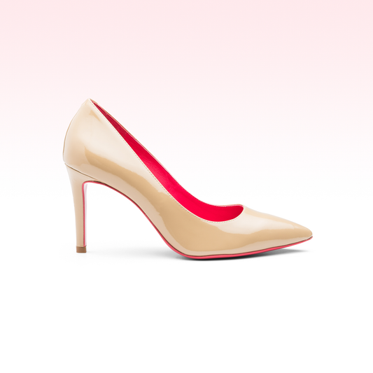 Scarpin Cynthia Verniz Caqui