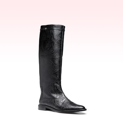 Bota Lyssa Brocado Preto