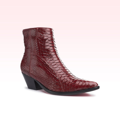 Bota Pietra Python Vermelho ZF