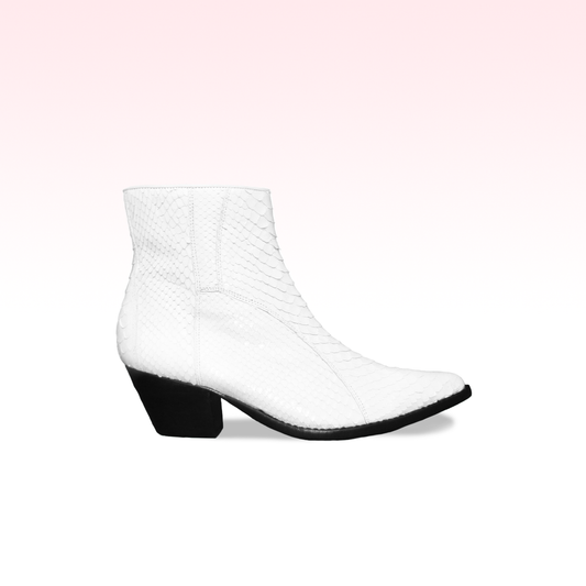 Bota Pietra Python Branco