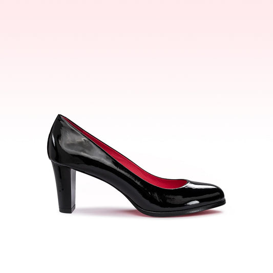 Scarpin Meg Verniz Preto